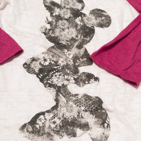 disney | paisley minnie mouse baseball t • M - Picture 3 of 5